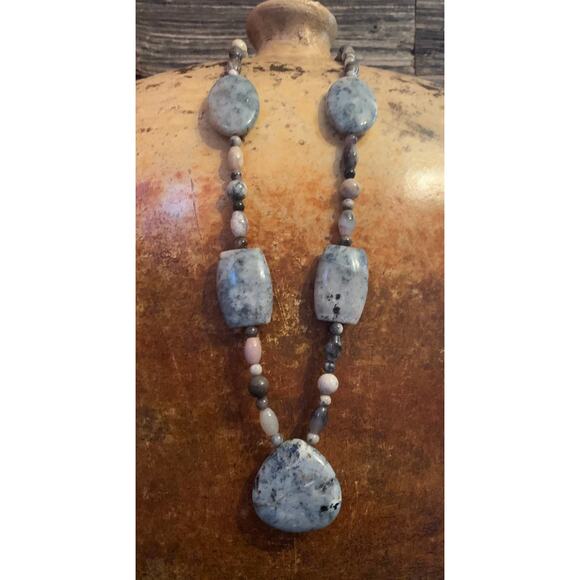 Jay King Sterling Silver and Dendritic Agate Necklace - Picture 2 of 7
